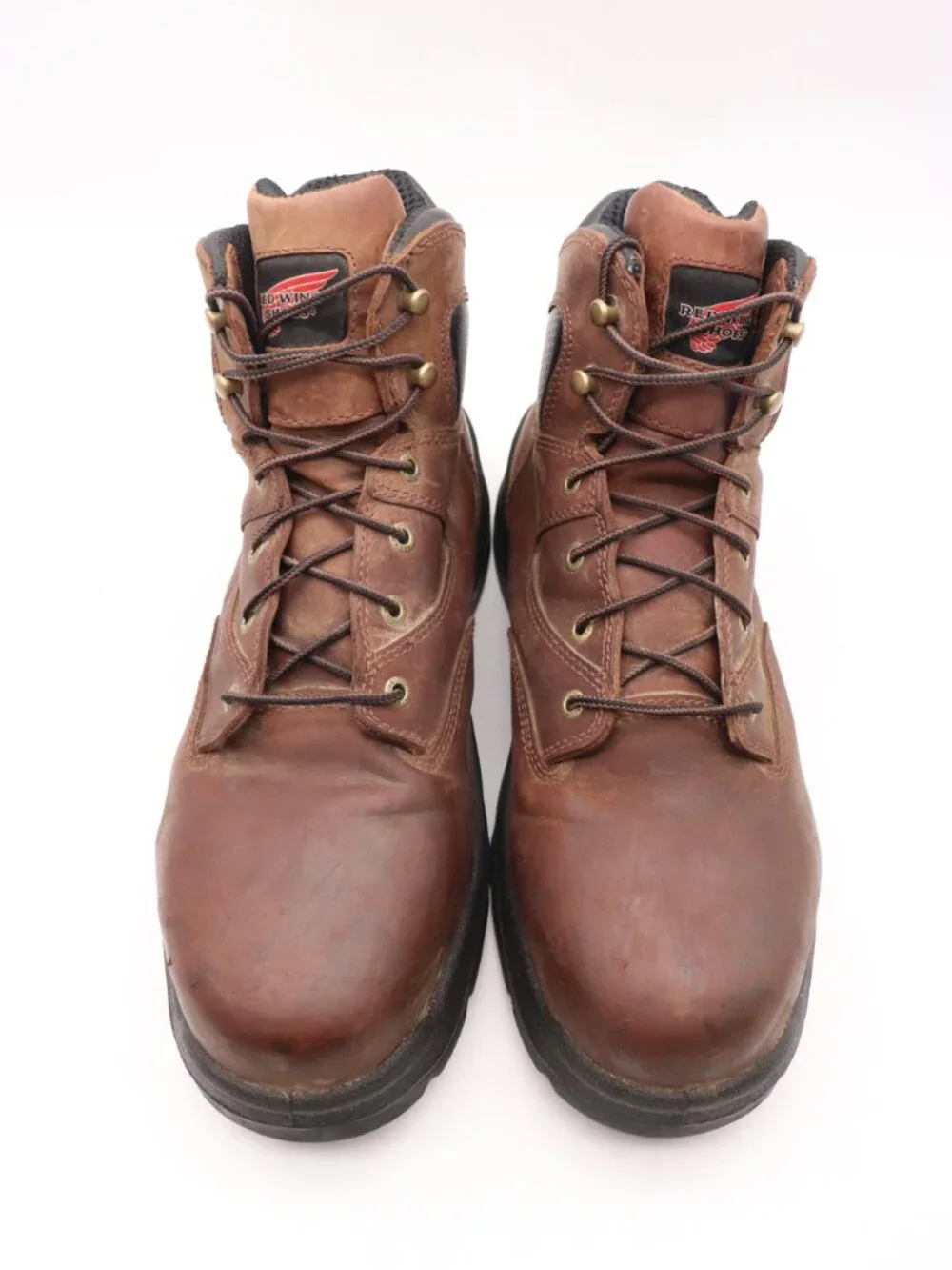 Red Wing Flexbond Work Boots 4421 Men’s 11.5 Brown Leather Metguard